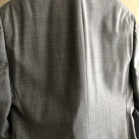 Light Gray Slim Fit Jacket with Slim Fit Pants - Picture 6 of 8